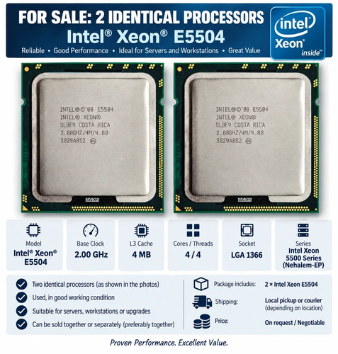 Intel xeon e5504 - intel,